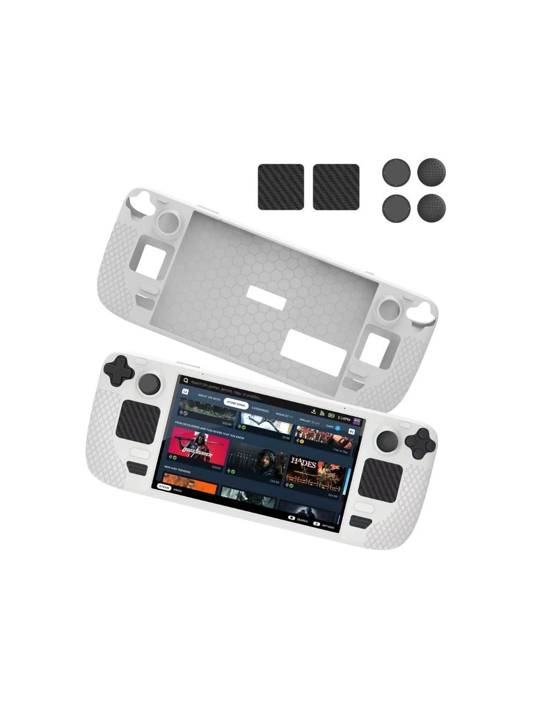 Funda Silicona Gris para Steam Deck / Steam Deck OLED en Logroño
