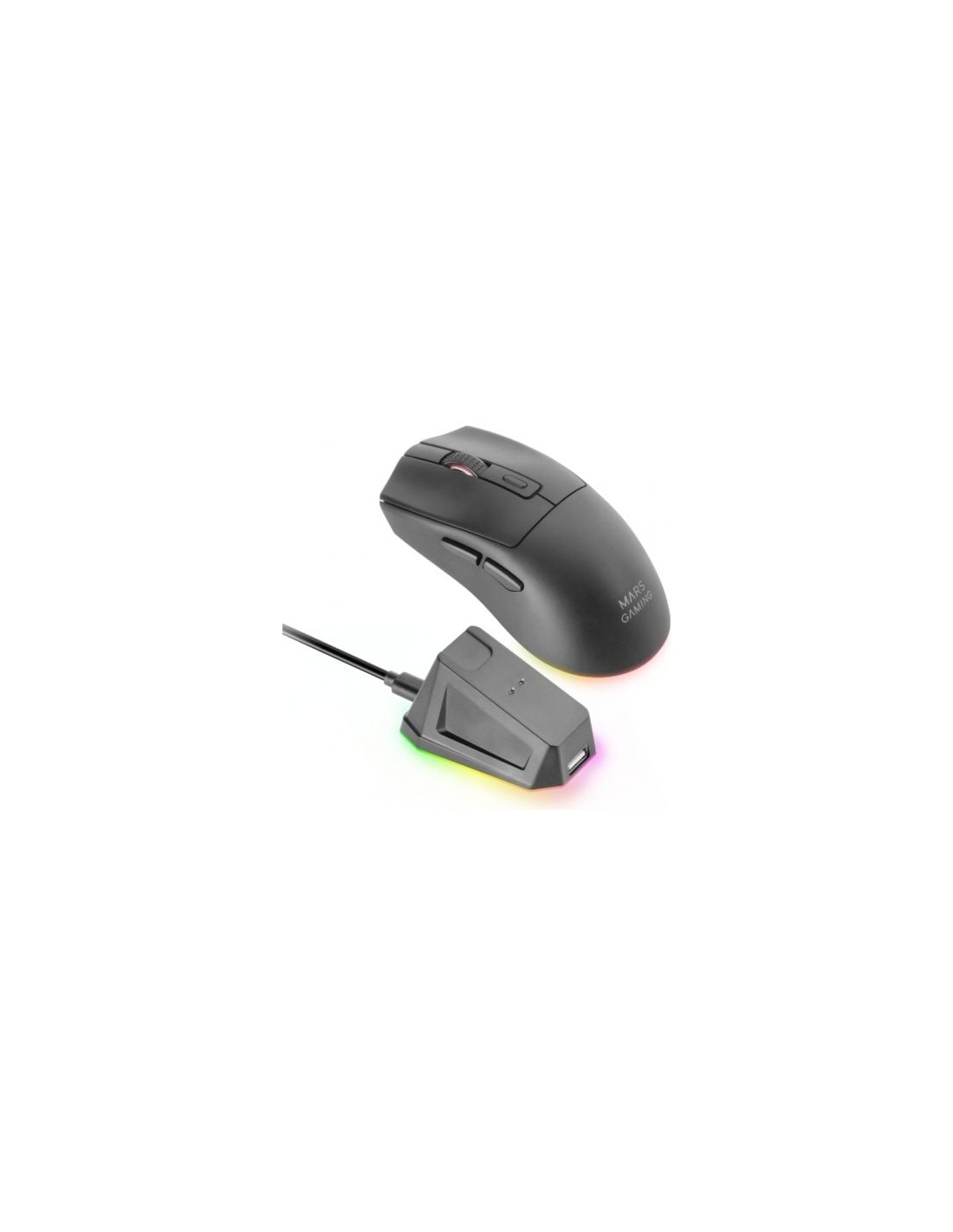 Ratón Gaming Inalámbrico Mars Gaming MM-T3 Batería recargable Hasta 14