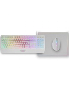 Pack Gaming Mars Gaming MCP124 Teclado H-MECH + Ratón Óptico + Alfombr
