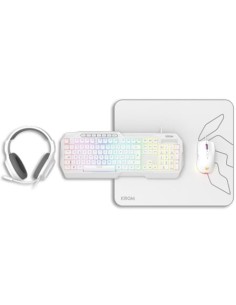 Pack Gaming Krom Kenta Teclado RGB + Ratón + Alfombrilla + Auriculares 2