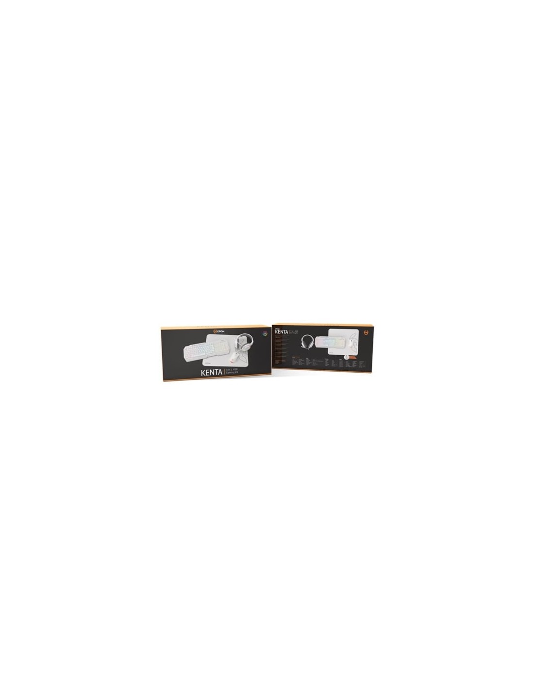 Pack Gaming Krom Kenta Teclado RGB + Ratón + Alfombrilla + Auriculares
