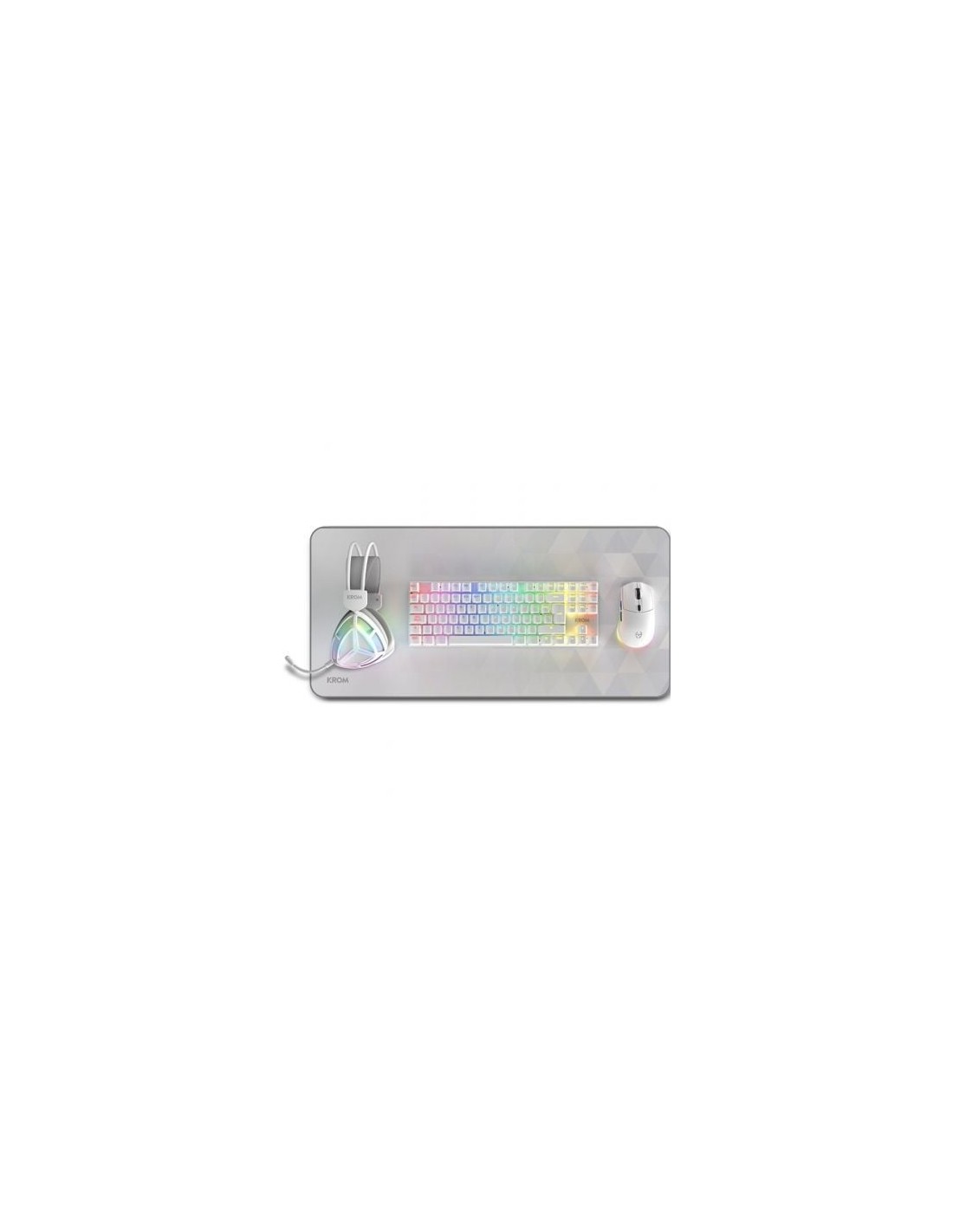 Pack Gaming Krom Klass Teclado RGB + Ratón Óptico RGB + Alfombrilla + 
