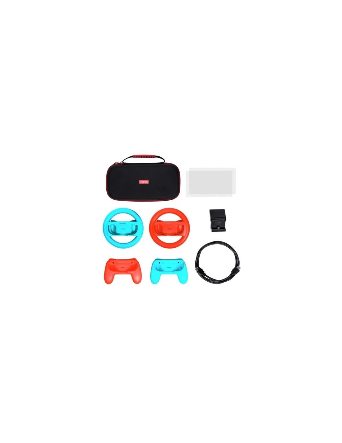 Pack Gaming Trust Gaming GXT 1249 Estuche rígido + 2 Joy-Con + 2 Volan