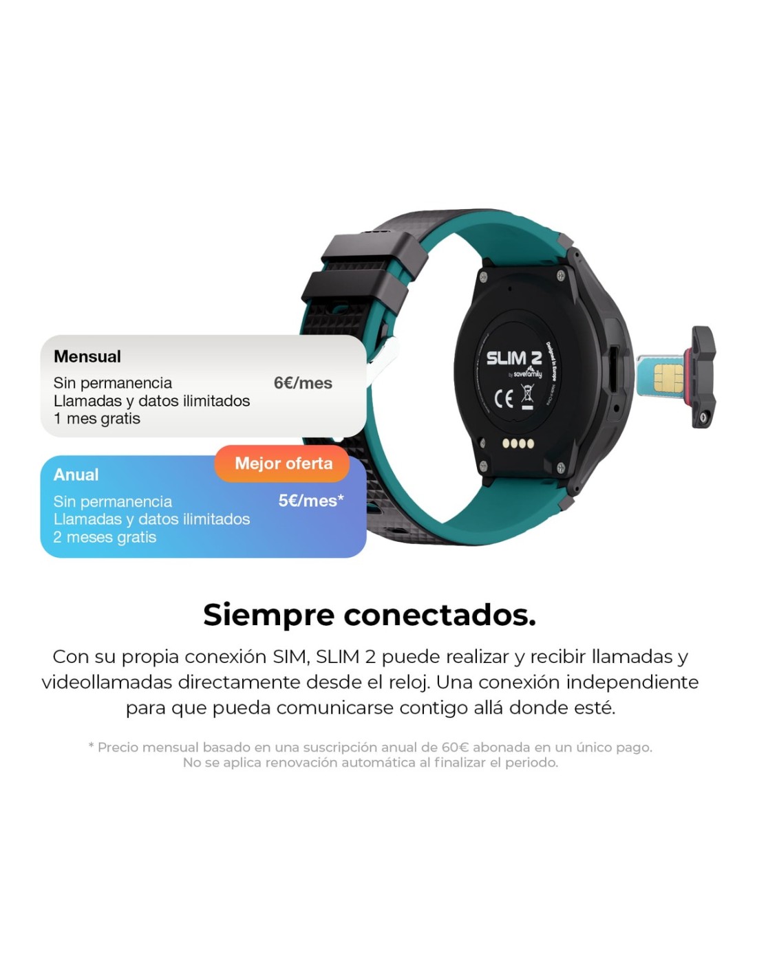 Save Family Slim 2 | Reloj localizador niños en Logroño