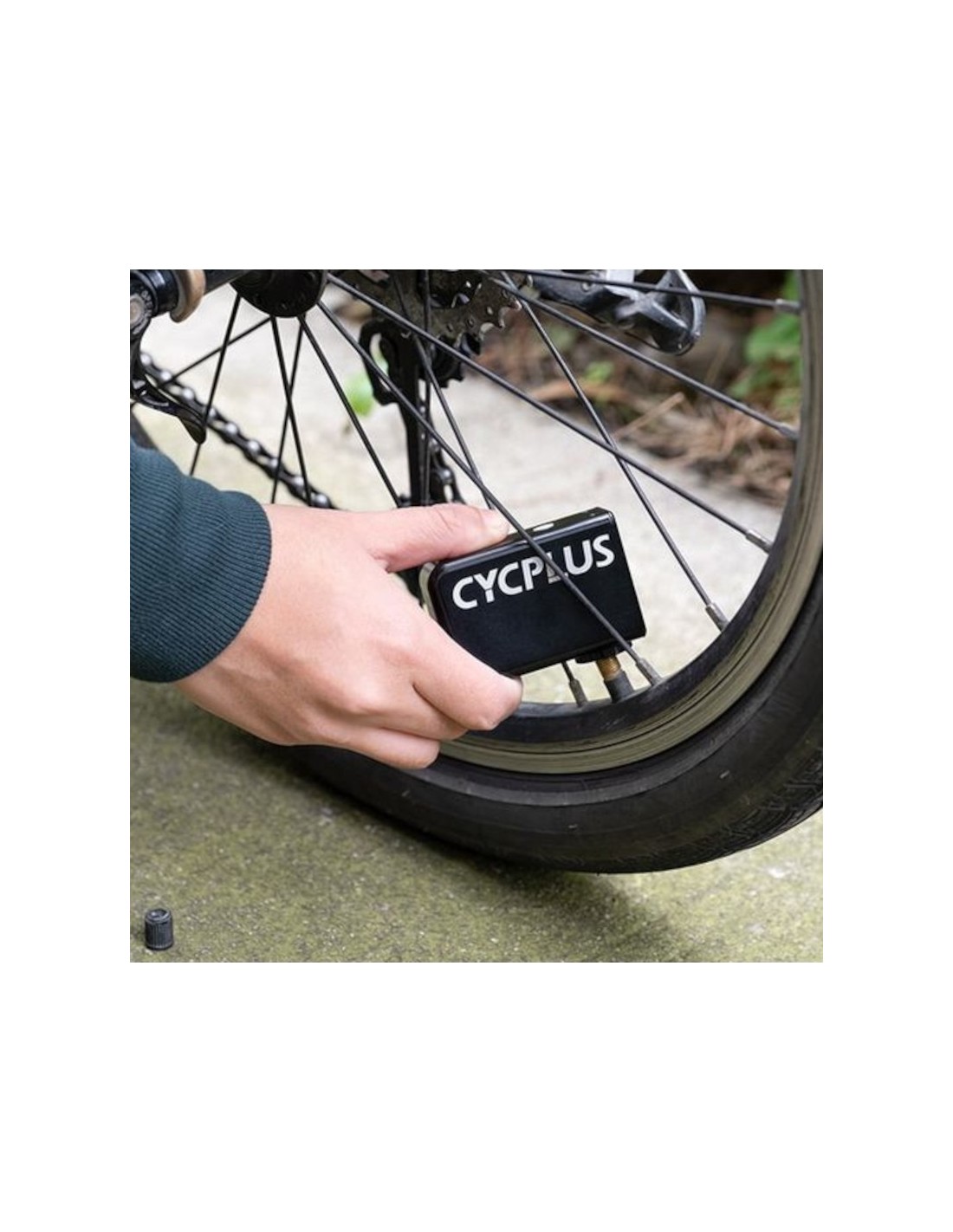 Inflador eléctrico Cycplus AS2 para bicicleta | Logroño