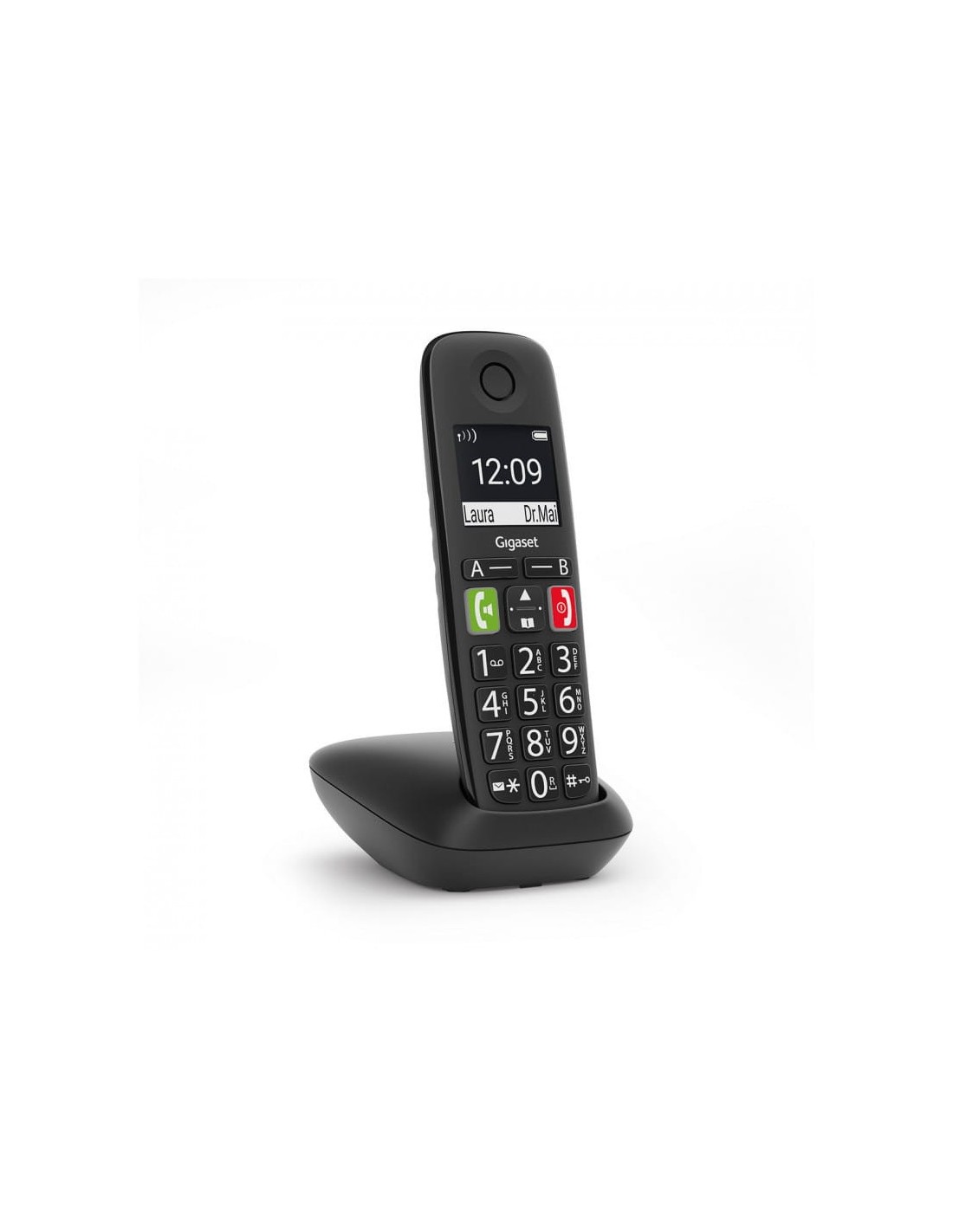 Teléfono inalámbrico Gigaset S30852-H2901-D201 DECT Negro | Logroño