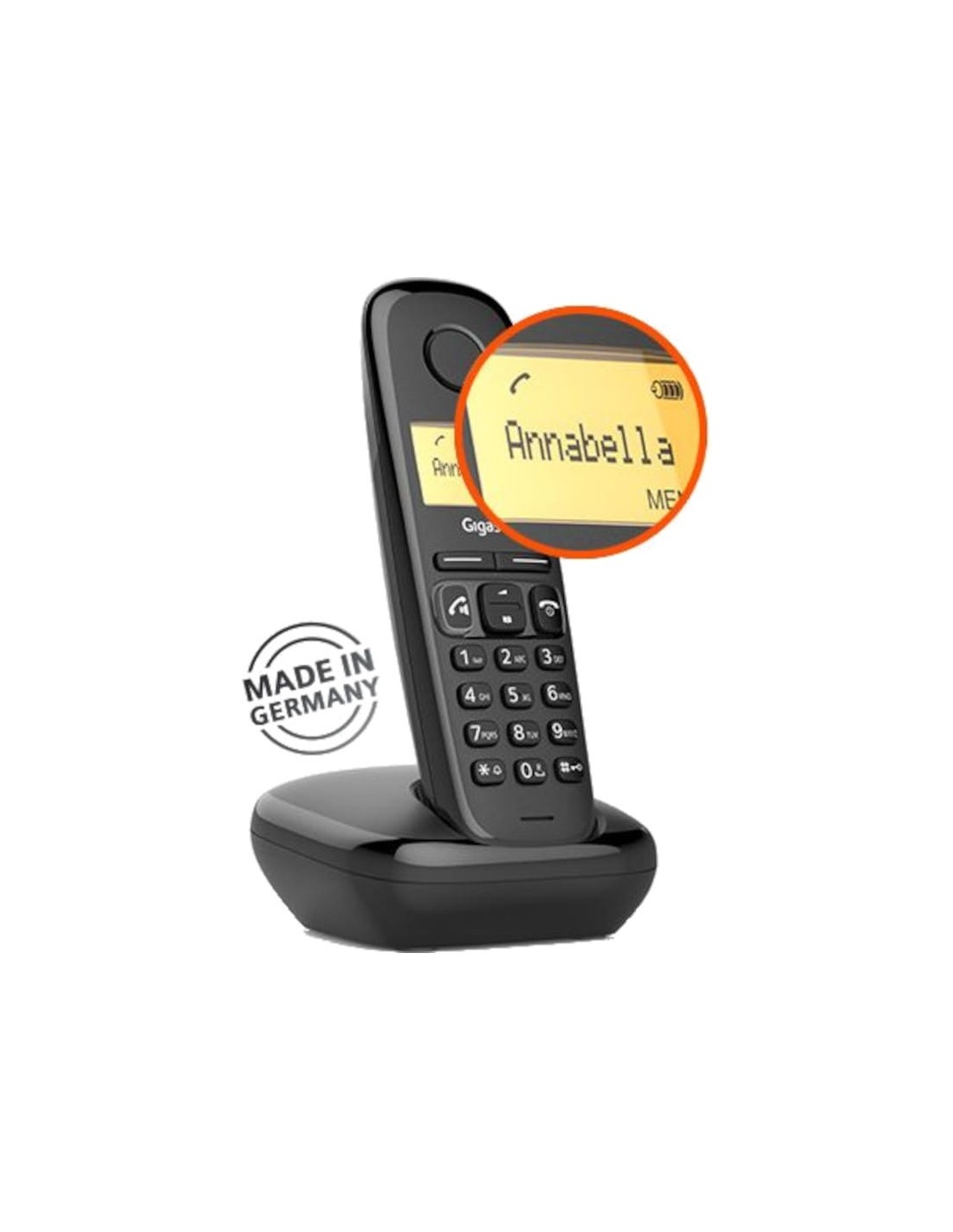 Teléfono inalámbrico Gigaset A270 DECT Negro | Logroño
