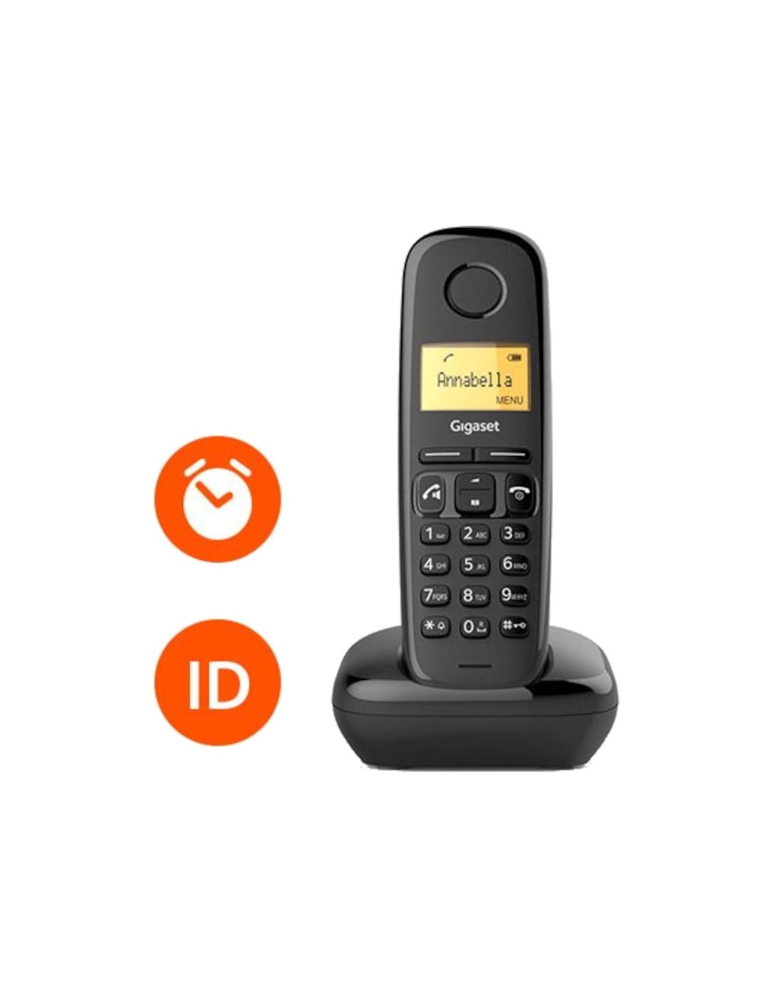 Teléfono inalámbrico Gigaset A270 Duo DECT Negro (2 terminales)