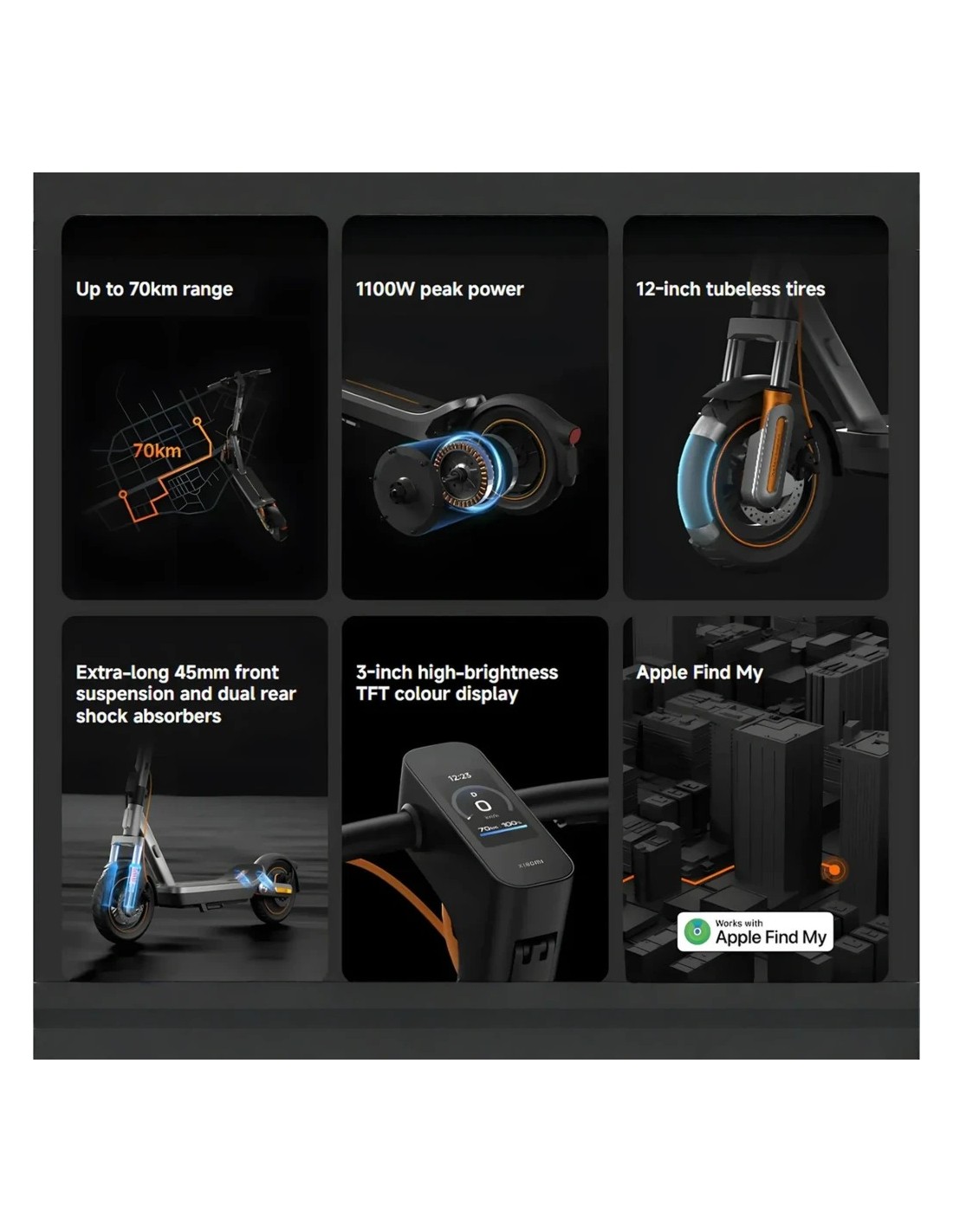 Patinete eléctrico Xiaomi Electric Scooter 6 Max 1100W 70 km | Logroño