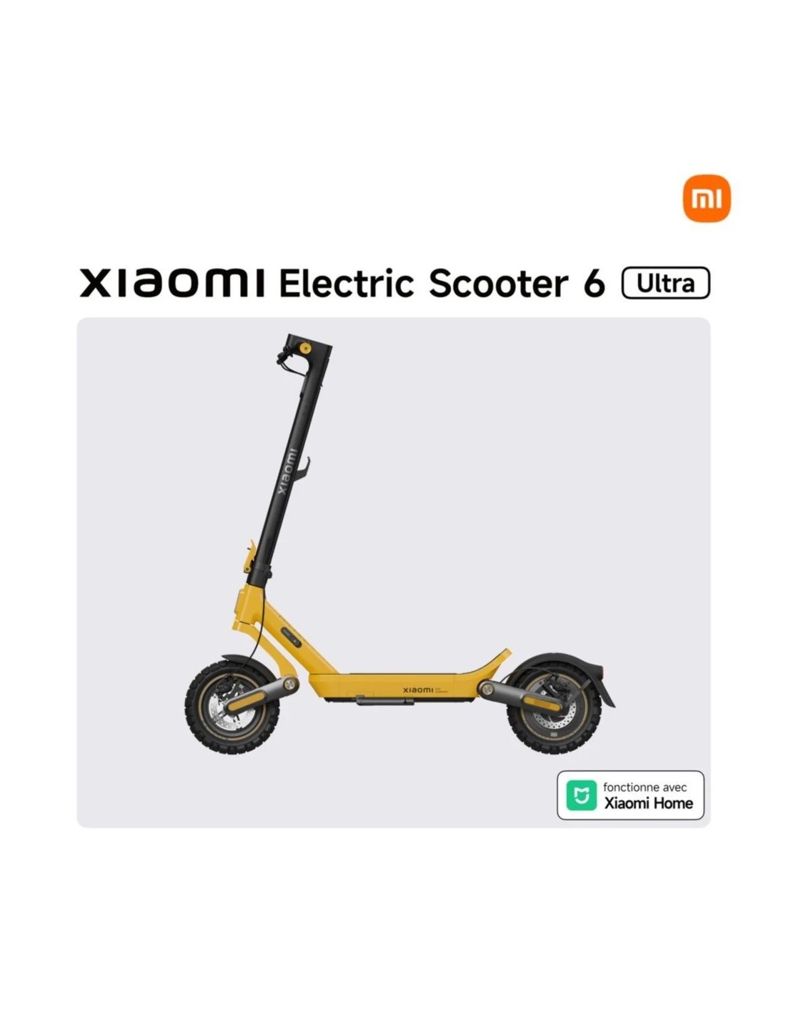 Patinete eléctrico Xiaomi Electric Scooter 6 Ultra 1200W 75 km