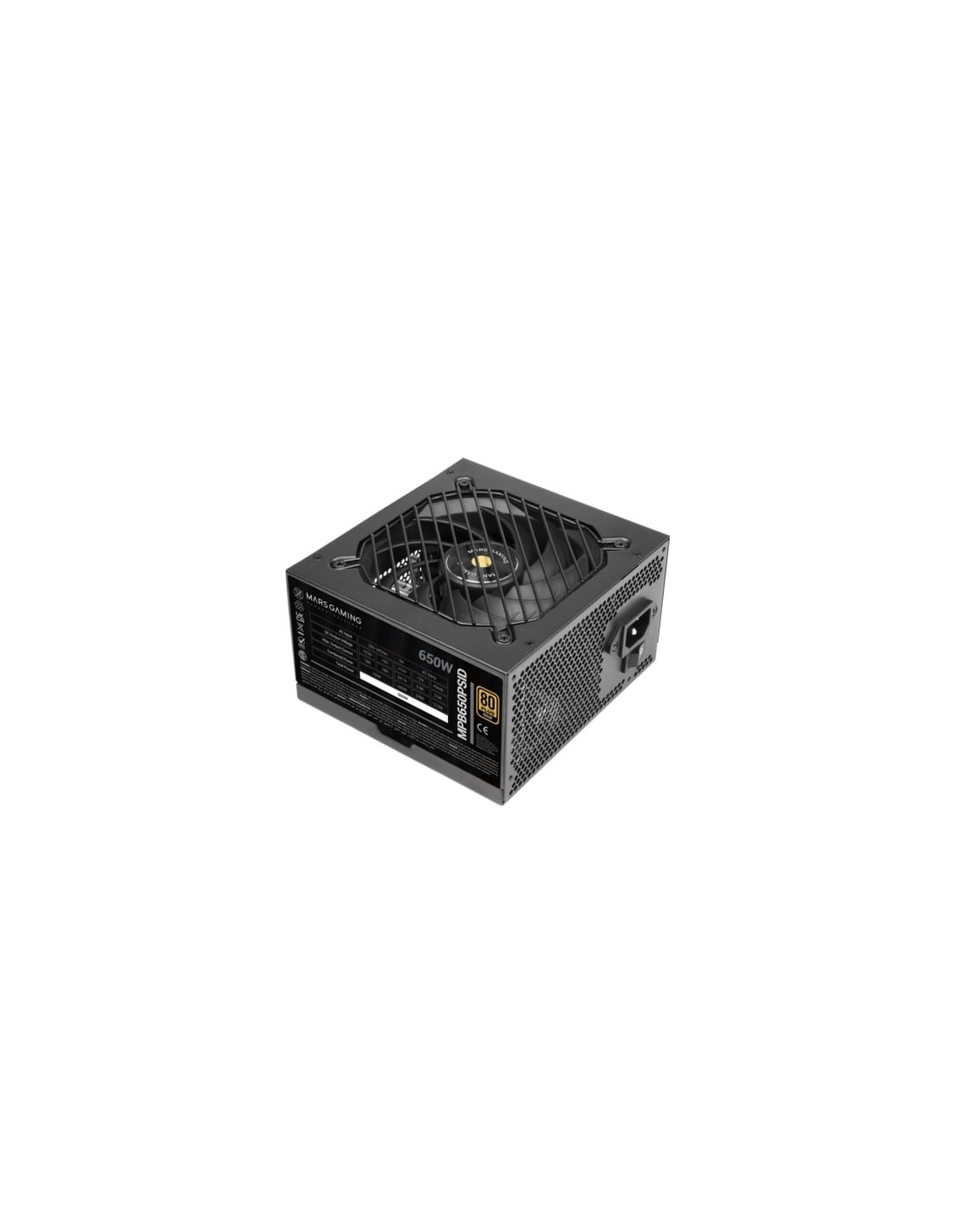 Fuente de Alimentación Mars Gaming MPB650PSID 650W 80 Plus Gold