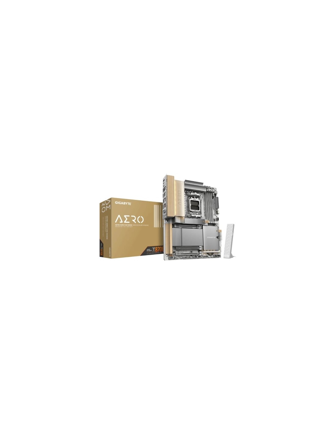 Placa Base Gigabyte X870E AERO X3D WOOD Socket AM5 DDR5 PCIe 5.0