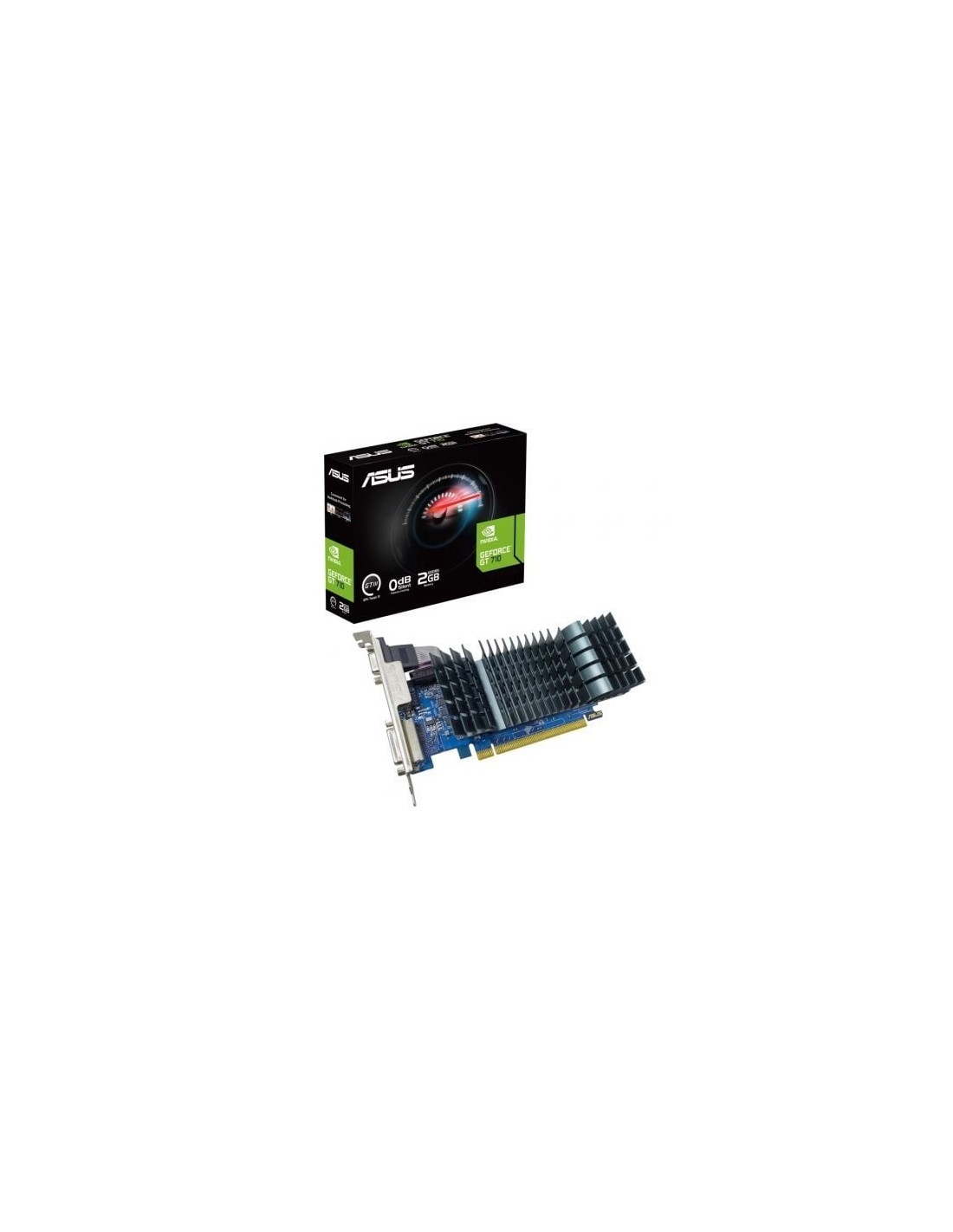 Tarjeta Gráfica Asus GeForce GT 710 SL EVO BRK 2GB GDDR5 Compatible co