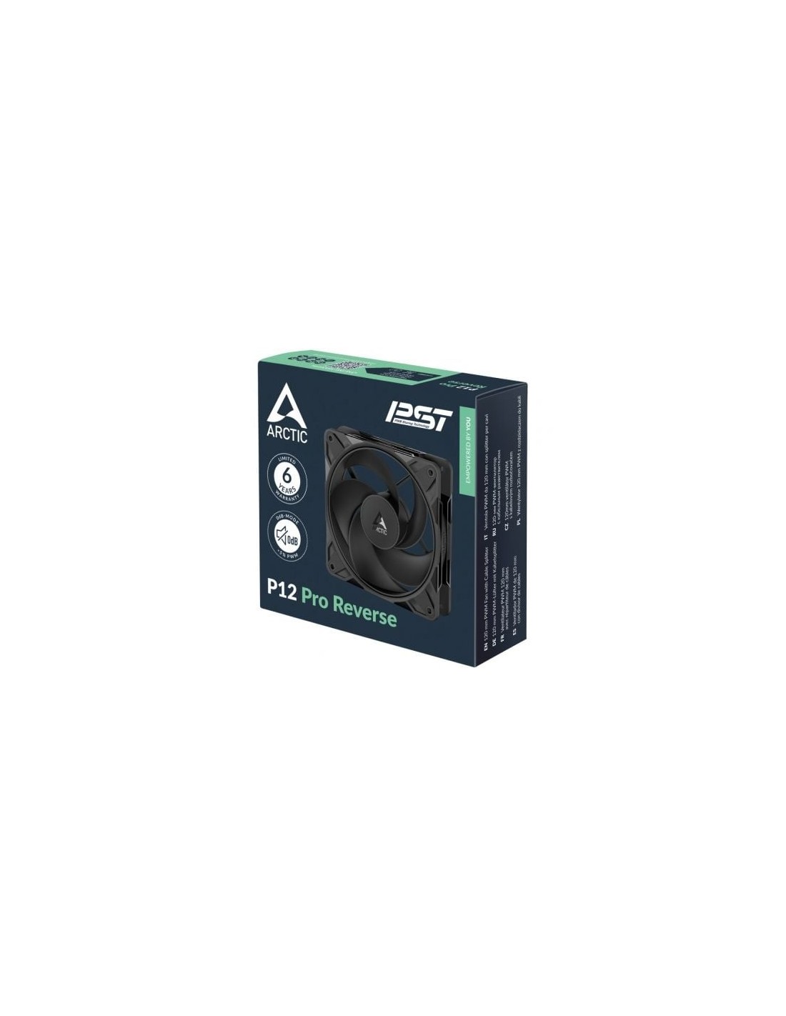 Ventilador Arctic P12 Pro Reverse 12cm Negro | Logroño