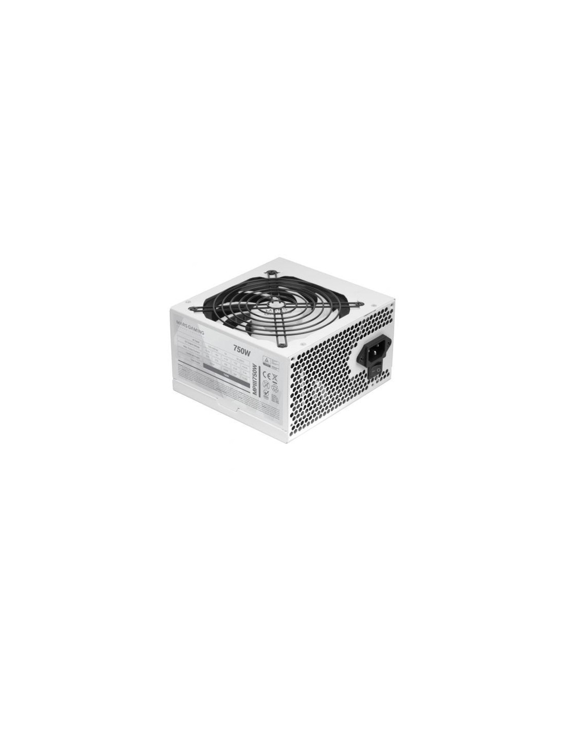 Fuente de Alimentación Mars Gaming MPIII750W 750W Blanca | Logroño