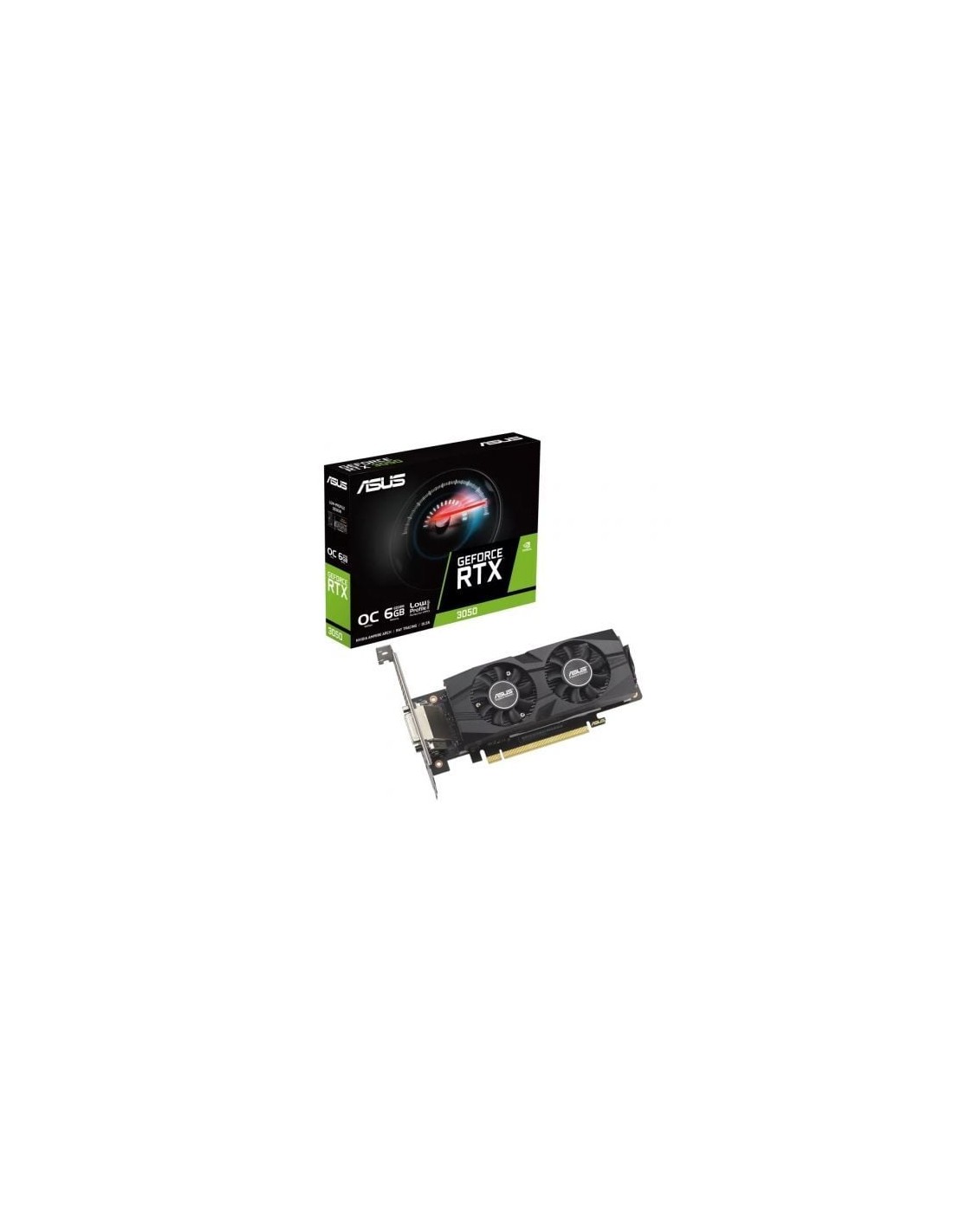 Tarjeta Gráfica Asus GeForce RTX 3050 LP BRK OC Edition 6GB GDDR6 Comp