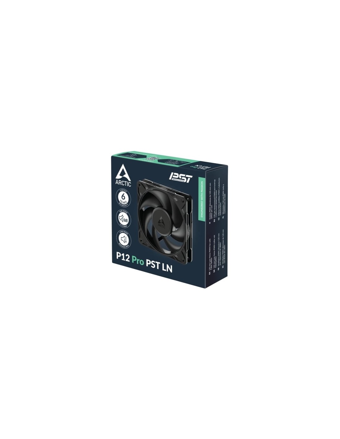 Ventilador Arctic P12 P12 Pro PST LN 12cm Negro | Logroño