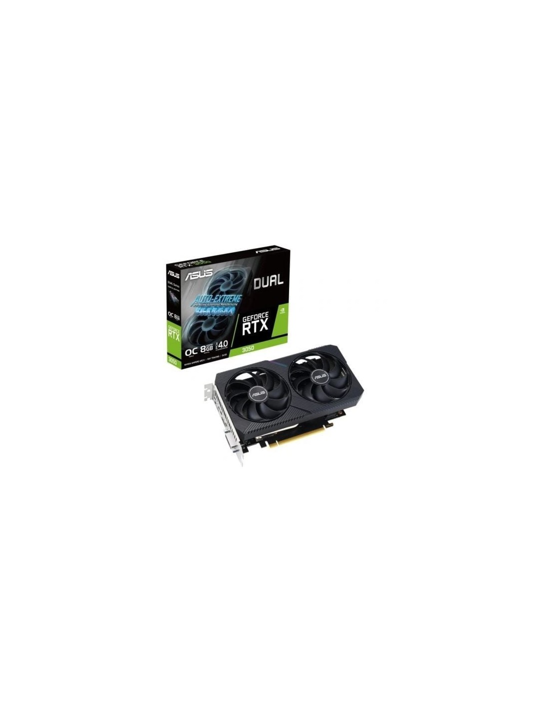 Tarjeta Gráfica Asus Dual GeForce RTX 3050 V2 OC 8GB GDDR6 | Logroño
