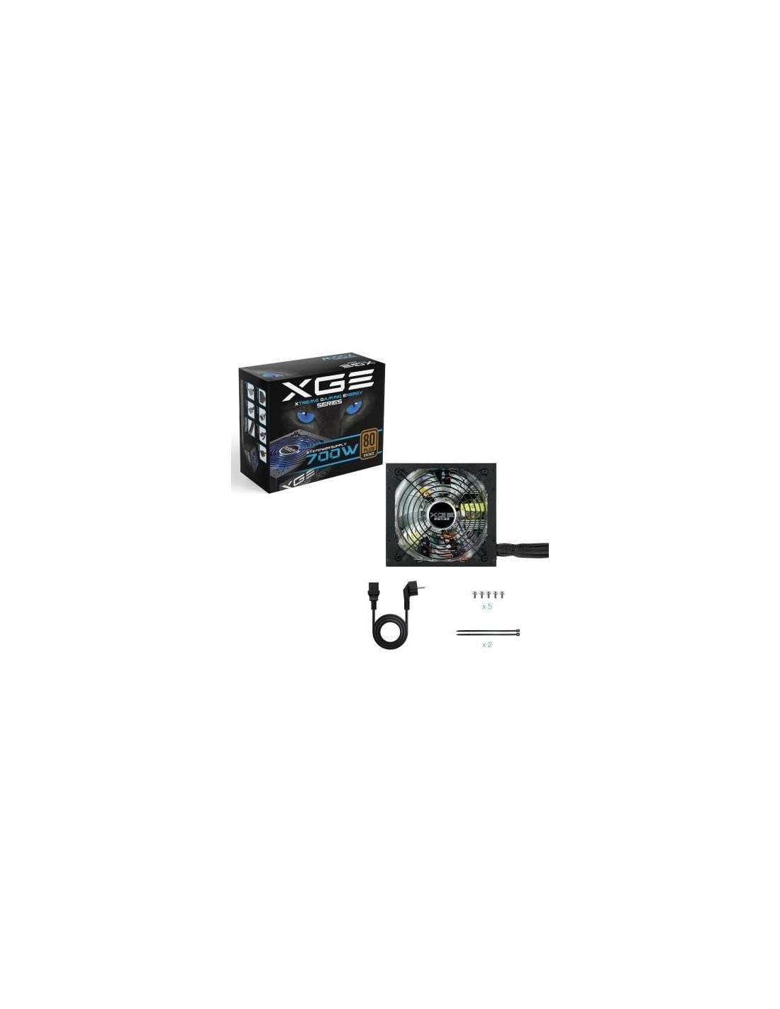 Fuente de Alimentación TooQ TQXGEII-700SAP 700W 80 Plus Bronze