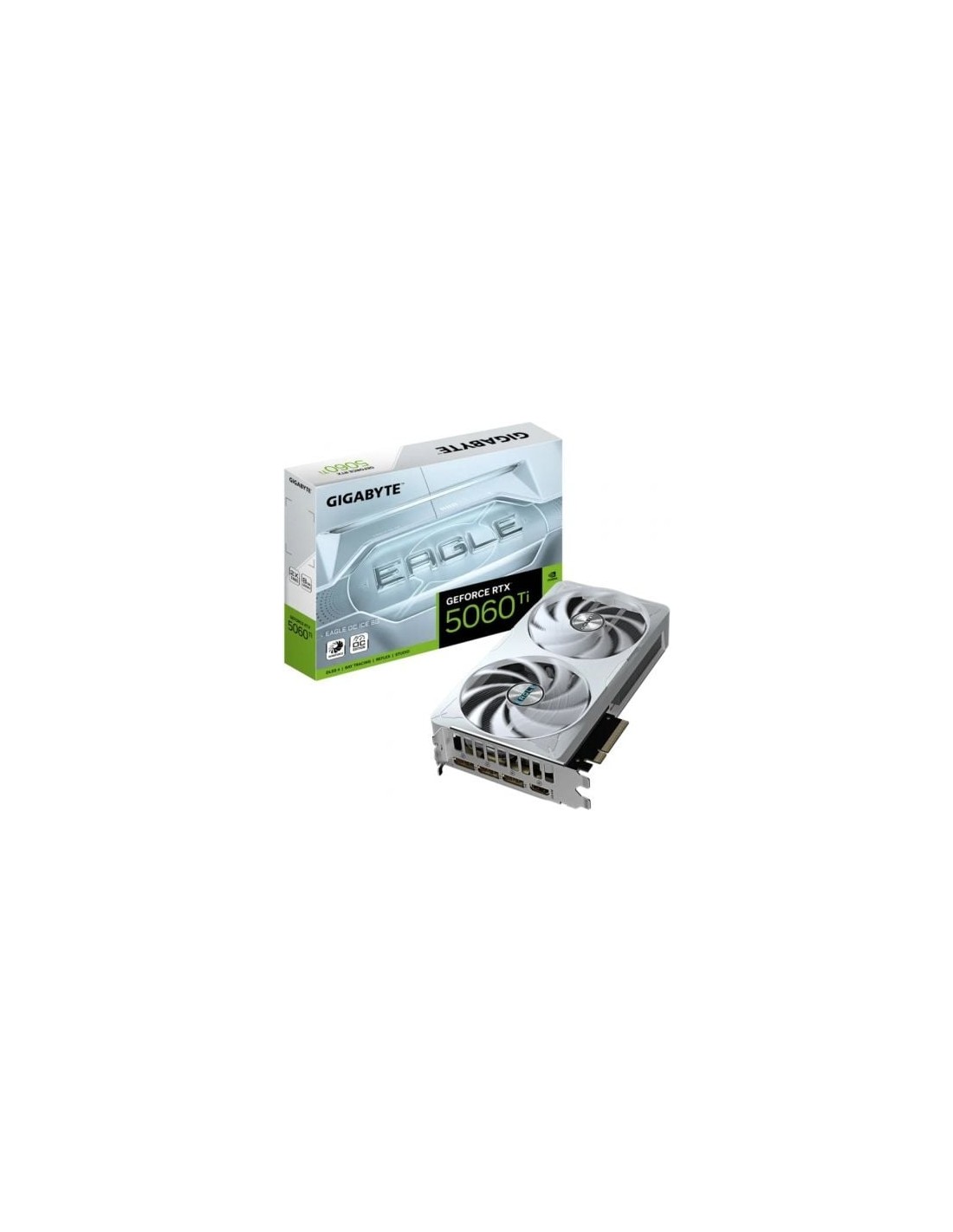Tarjeta Gráfica Gigabyte GeForce RTX 5060 Ti Eagle OC ICE 8GB GDDR7
