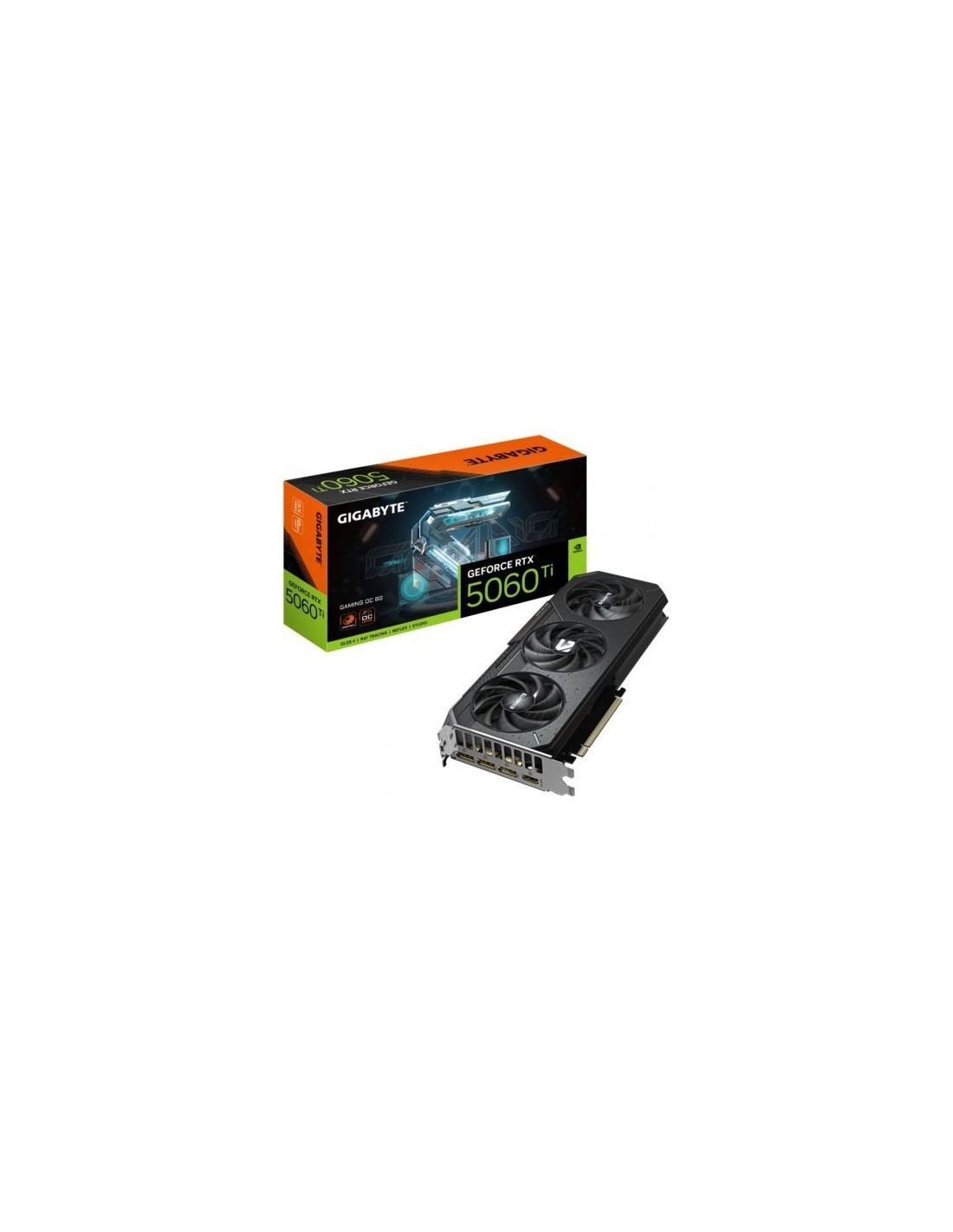 Tarjeta Gráfica Gigabyte GeForce RTX 5060 Ti Gaming OC 8GB GDDR7