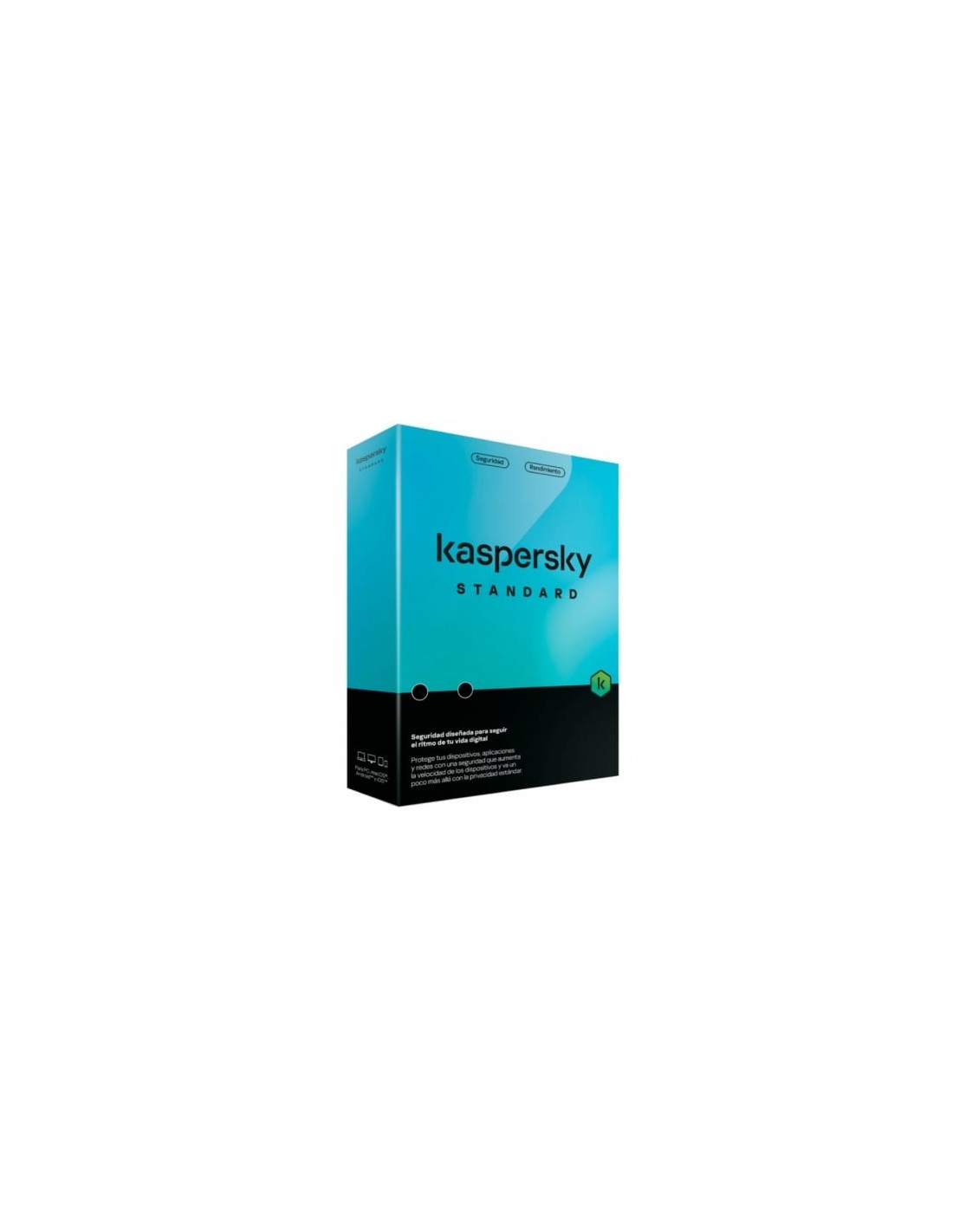 Antivirus Kaspersky Standard, 1 dispositivo, 1 año (licencia física)