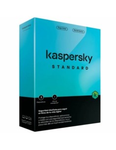 Antivirus Kaspersky Standard, 3 dispositivos, 1 año (licencia física)