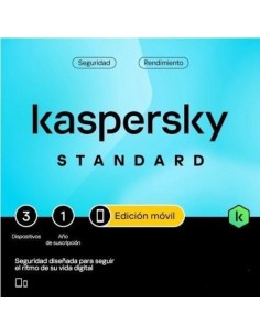 Kaspersky Standard Mobile para Android, 3 dispositivos, 1 año (licenci