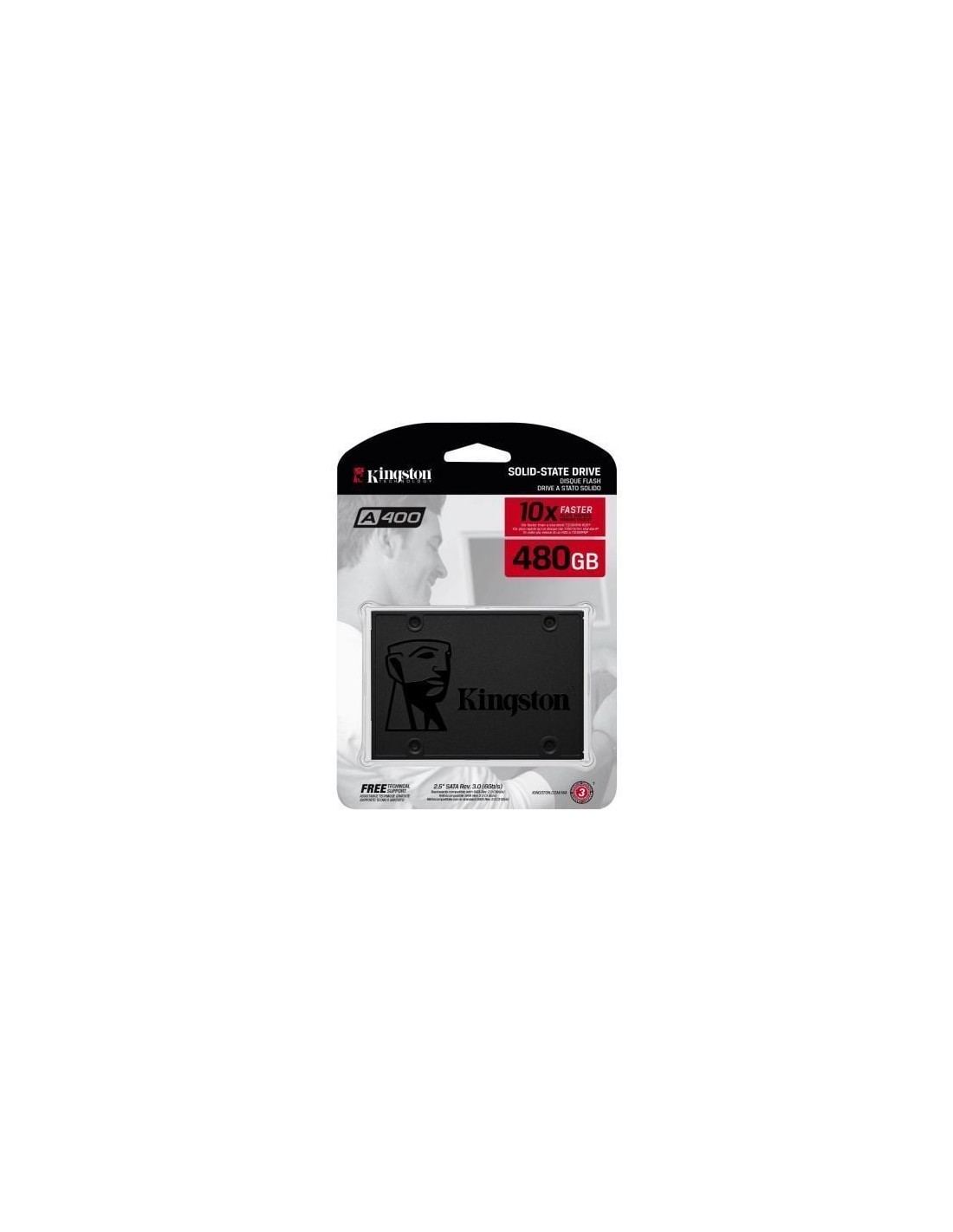 Disco SSD Kingston A400 480GB SATA III | Logroño