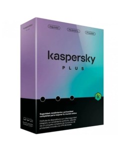 Antivirus Kaspersky Plus, 5 dispositivos, 1 año (licencia física)