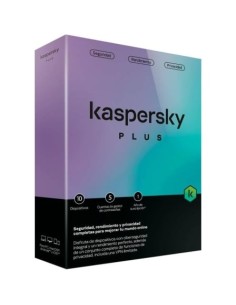 Antivirus Kaspersky Plus, 10 dispositivos, 1 año (licencia física)