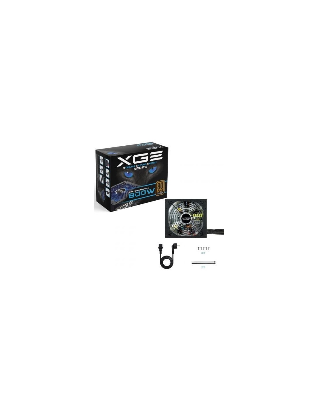 Fuente de Alimentación TooQ TQXGEII-800SAP 800W 80 Plus Bronze