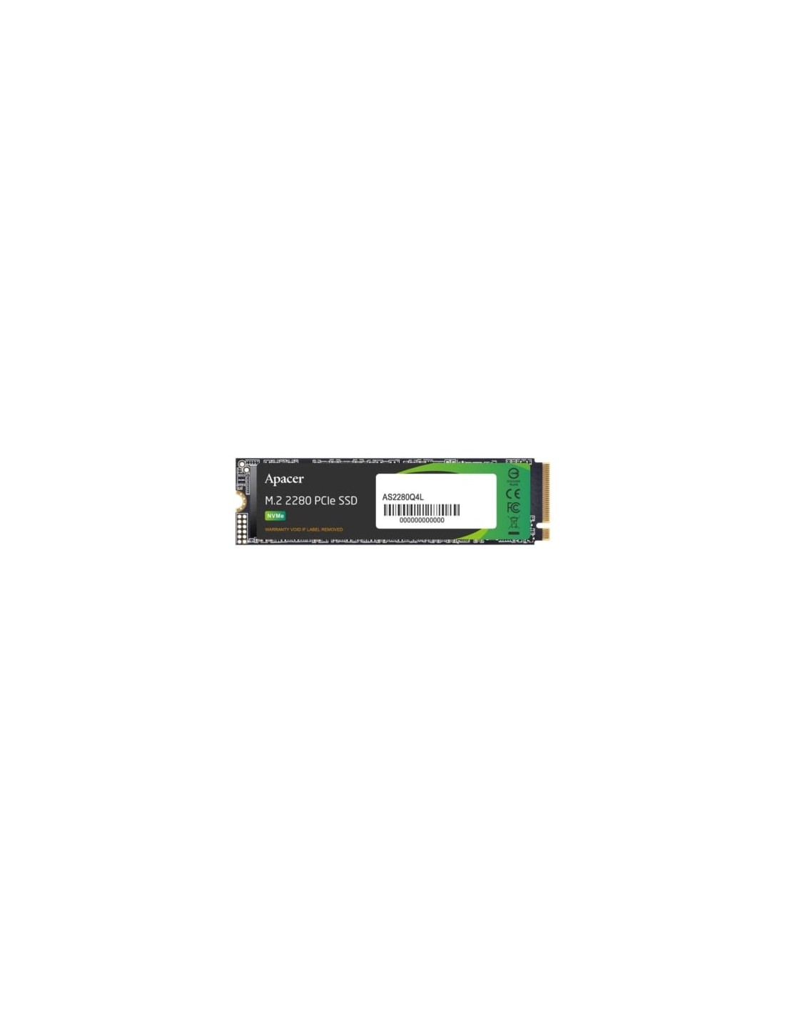 Disco SSD Apacer AS2280Q4L 512GB M.2 2280 PCIe Gen4 | Logroño