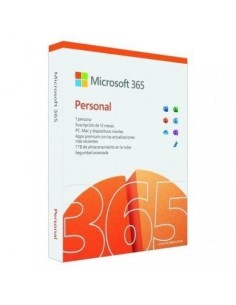 Microsoft 365 Personal, 1 usuario, 1 año (licencia física)