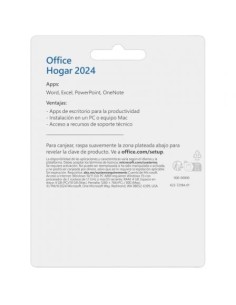 Microsoft Office Hogar 2024, 1 usuario, licencia perpetua (licencia fí 2