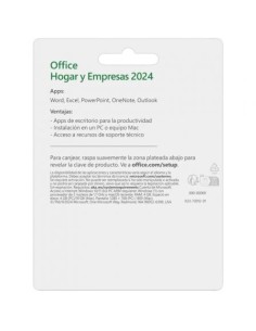 Microsoft Office Hogar y Empresas 2024, 1 usuario, licencia perpetua ( 2