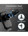 Soporte de Smartphone para Coche Vention KCTB0, Negro