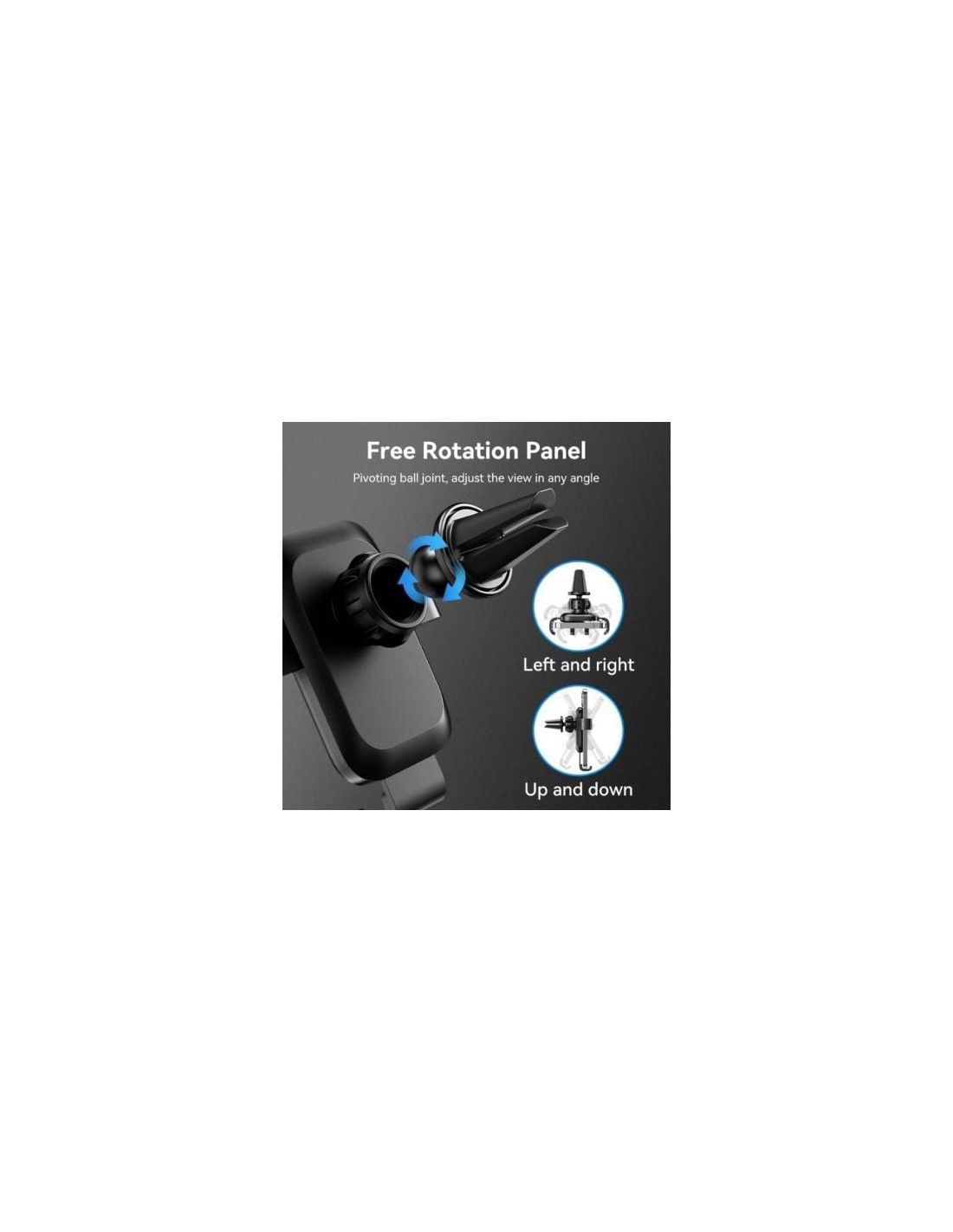 Soporte de Smartphone para Coche Vention KCTB0, Negro