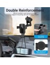Soporte de Smartphone para Coche Vention KCOB0, Negro