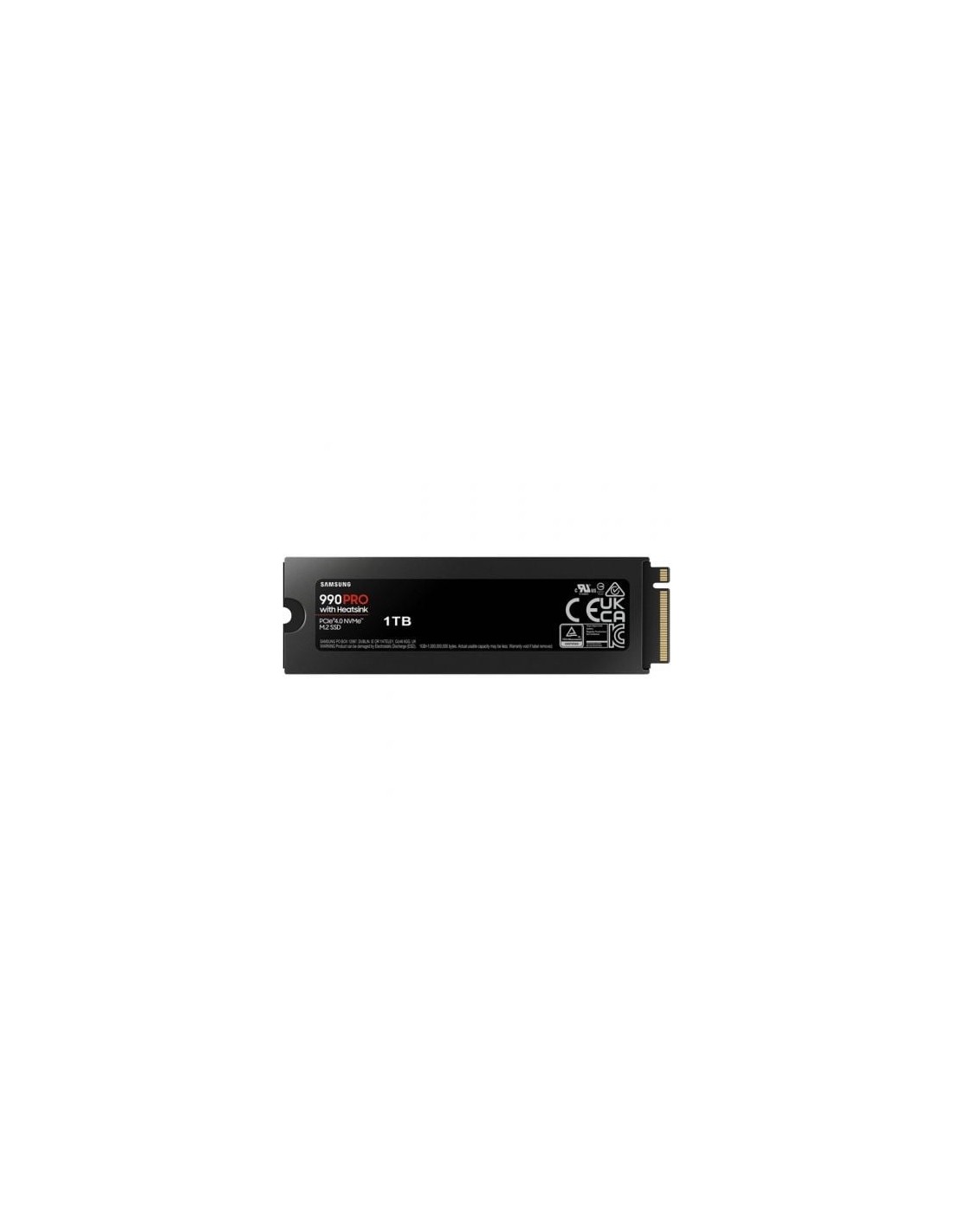 Disco SSD Samsung 990 PRO 1000GB M.2 2280 PCIe Gen4 con Disipador de C