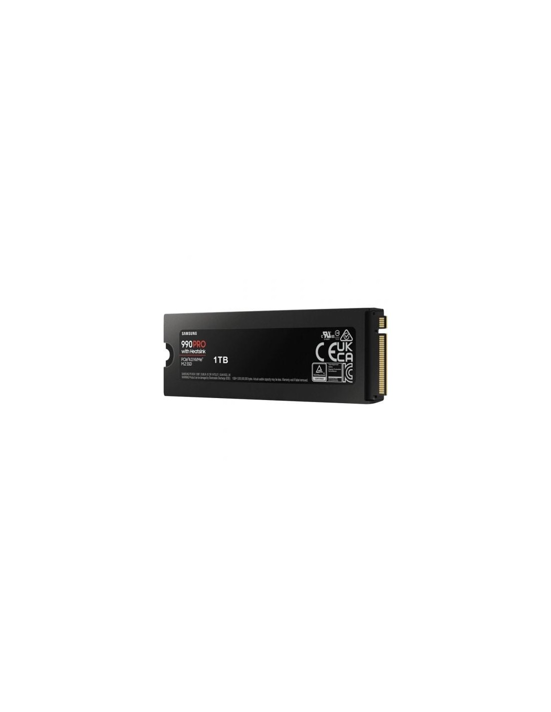 Disco SSD Samsung 990 PRO 1000GB M.2 2280 PCIe Gen4 con Disipador de C