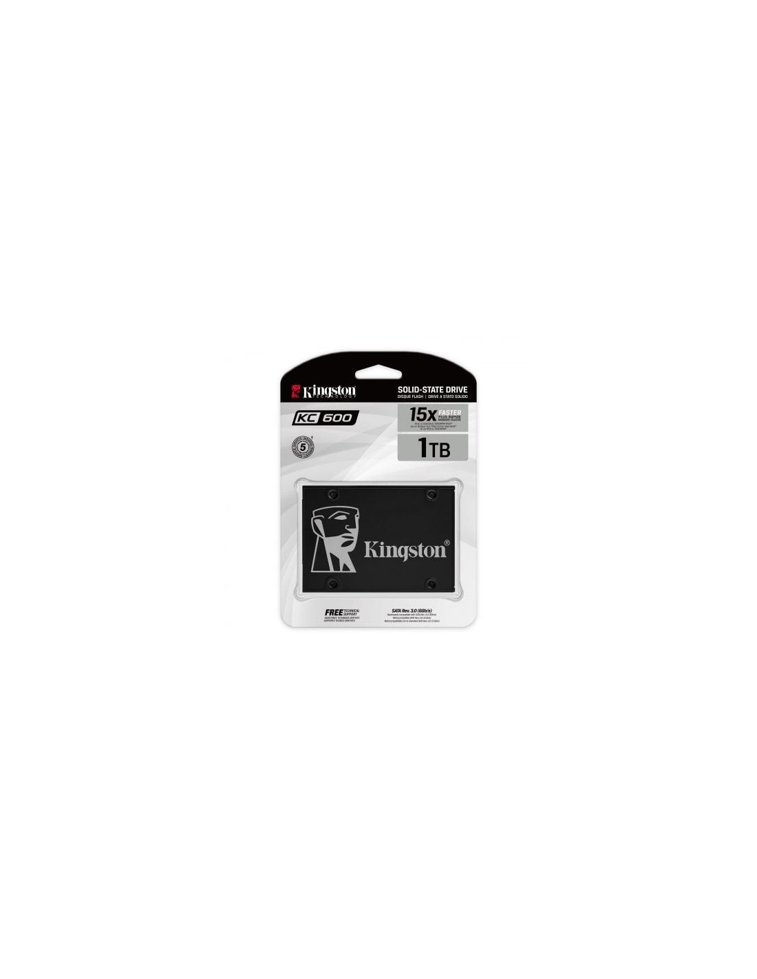 Disco SSD Kingston KC600 1TB SATA III | Logroño