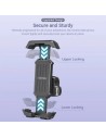 Soporte de Smartphone para Bici Vention KSFB0, Negro | El Ocio Virtual