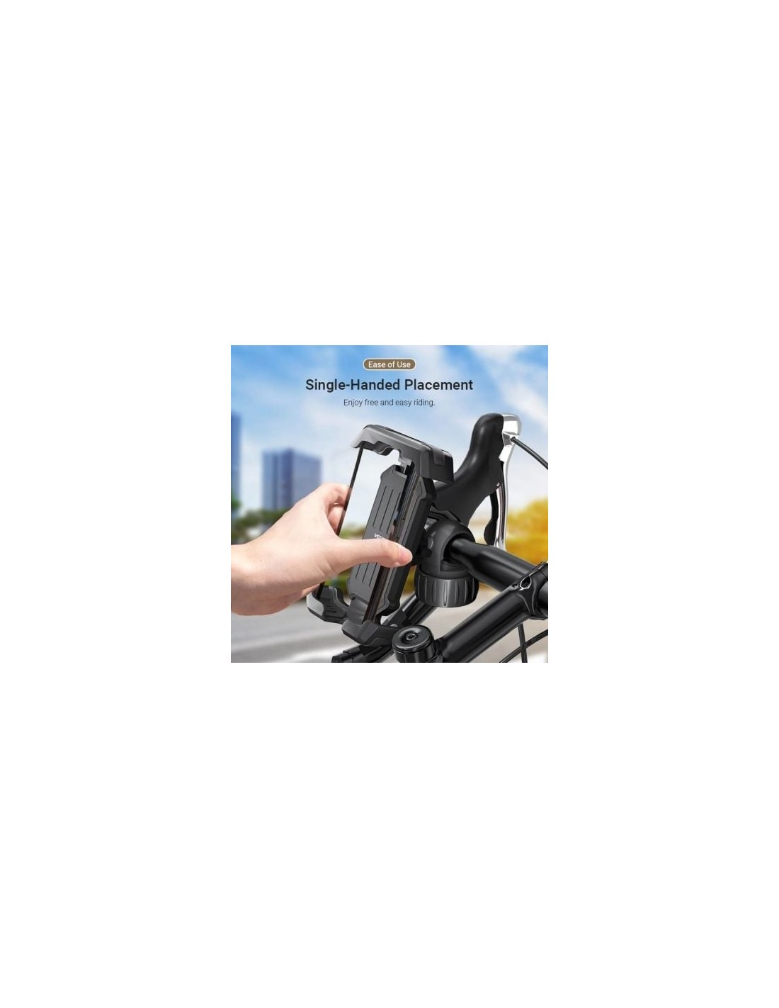 Soporte de Smartphone para Bici Vention KSFB0, Negro | El Ocio Virtual
