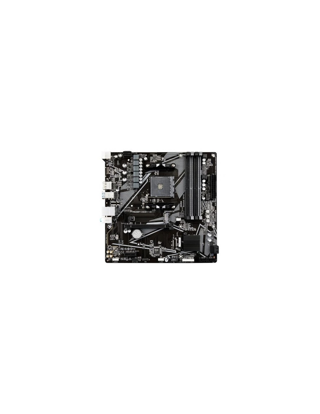Placa Base Gigabyte A520M DS3H V2 Socket AM4 DDR4 PCIe 3.0 Micro ATX
