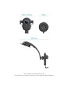 Soporte de Smartphone para Coche Vention KSCB0, Negro