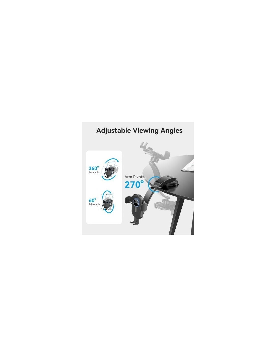 Soporte de Smartphone para Coche Vention KSCB0, Negro