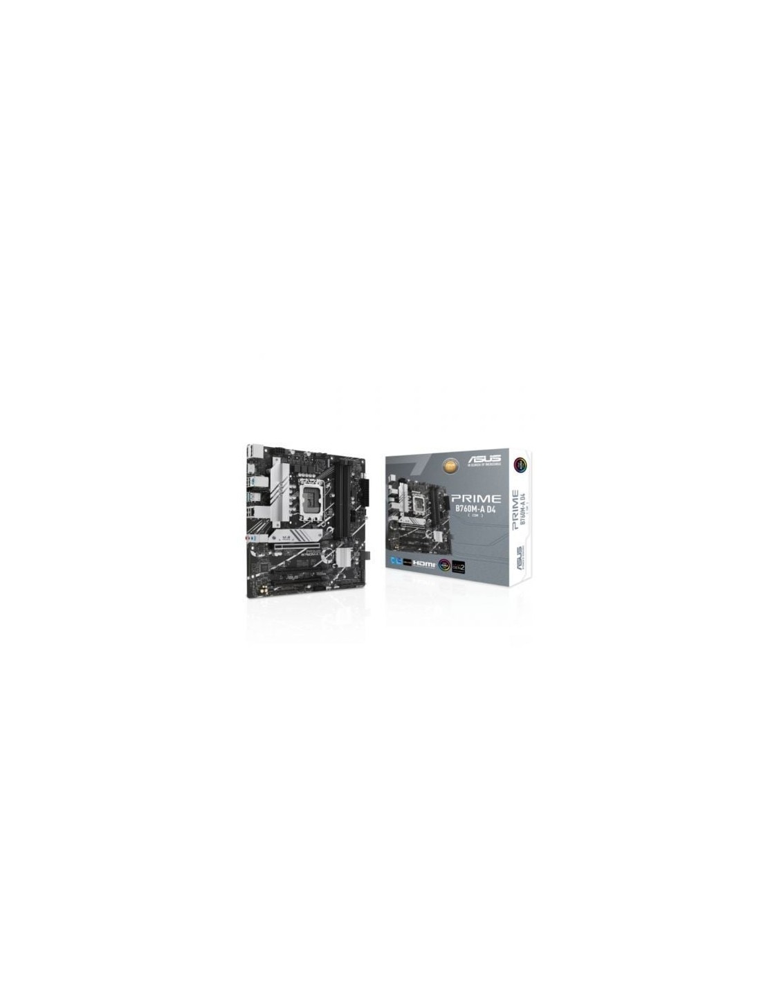 Placa Base Asus Prime B760M-A D4-CSM Socket 1700 DDR4 PCIe 4.0 Micro A