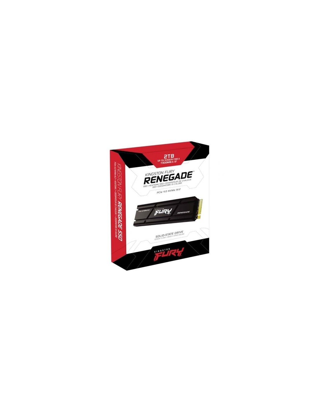 Disco SSD Kingston FURY Renegade SSD 2000GB M.2 2280 PCIe Gen4 Con Dis