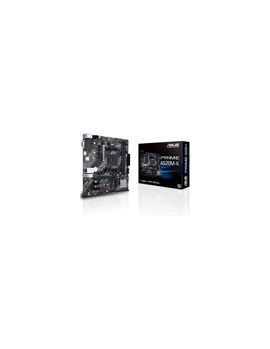 Placa Base Asus Prime A520M-K Socket AM4 DDR4 PCIe 3.0 Micro ATX